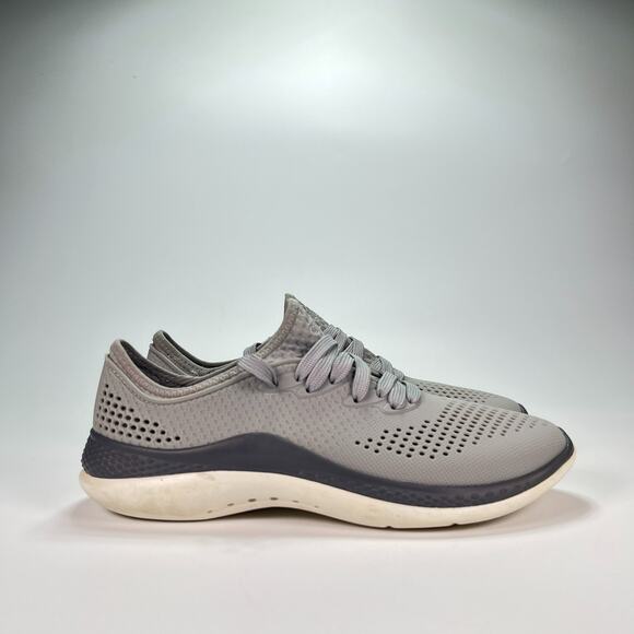 Crocs LiteRide 360 Pacer Gray Lightweight Comfort Sneakers 206715 Men’s Size 7 - Picture 1 of 10